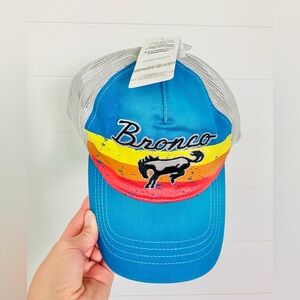 Blue Bronco Trucker Hat Ford